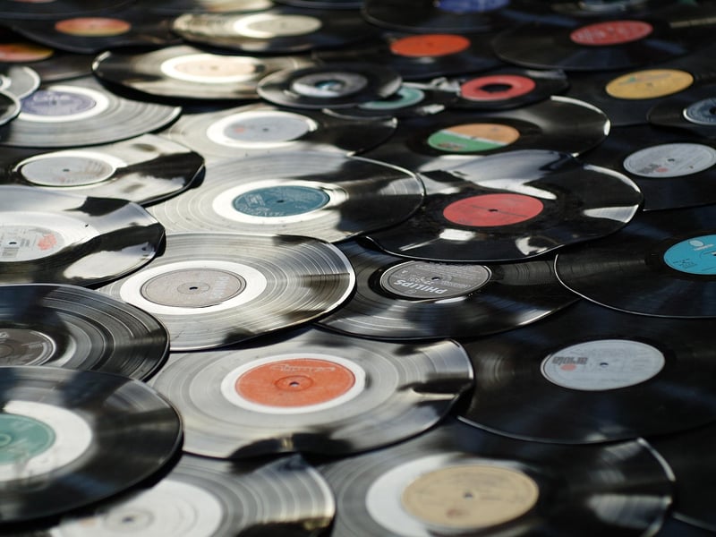 Retro Record Wall Art